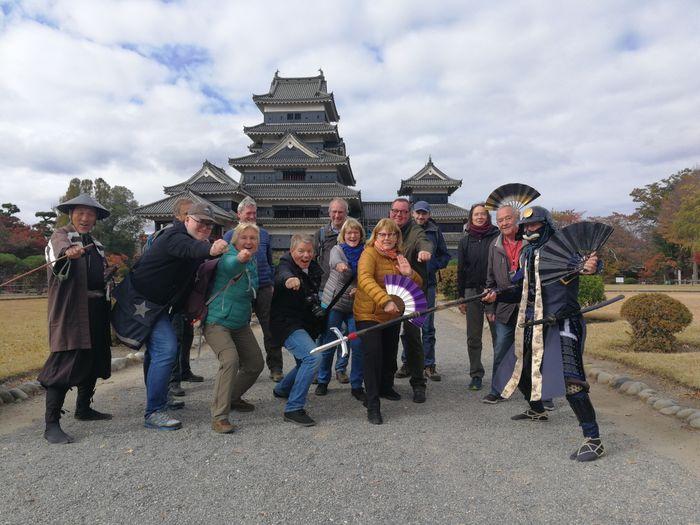 Matsumoto Castle group picture
